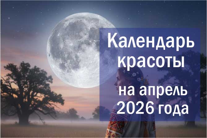Лунный календарь красоты на апрель 2026