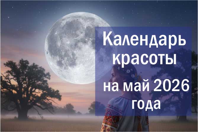 Лунный календарь красоты на май 2026