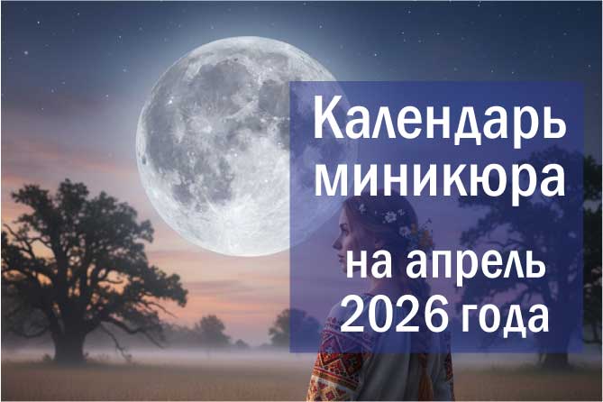 Лунный календарь окрашивания на апрель 2026